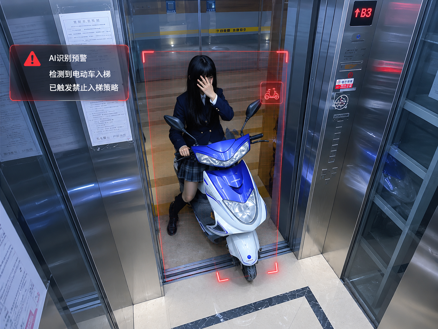 电动车入梯