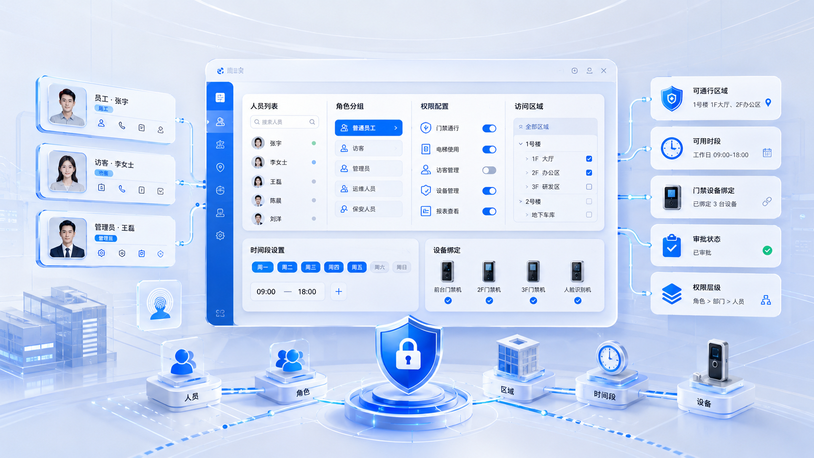 人员权限精细管理