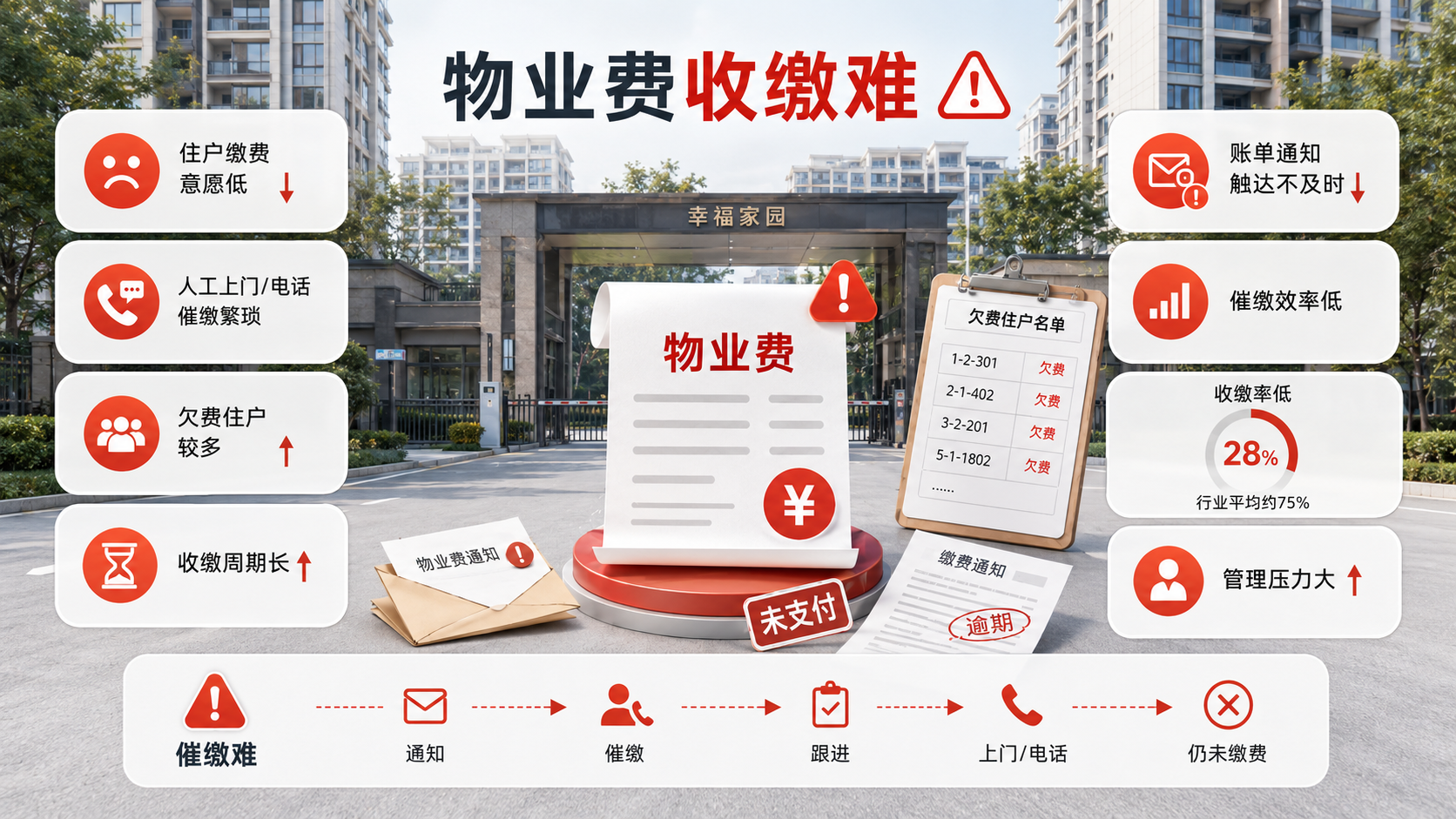 物业费收缴难